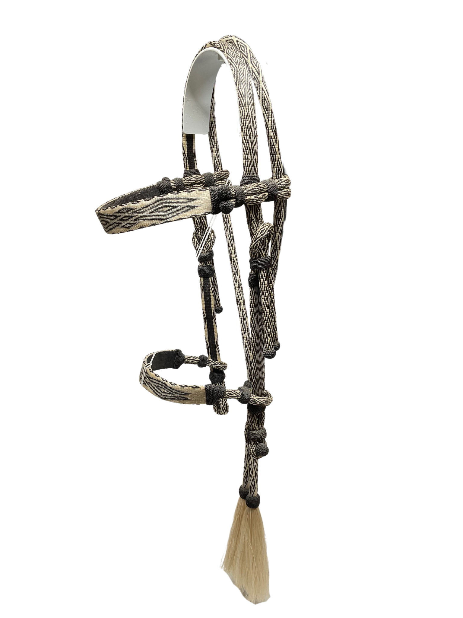Hitched Horsehair Headstall w/Roping Reins & Nose Band | Heritage ...